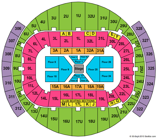 Richmond Coliseum Dane Cook Seating Chart